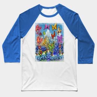 Wildflowers with Pixies Baseball T-Shirt